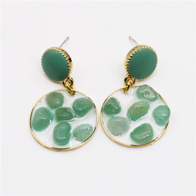 Wholesale 5pcs Resin Turquoise Earrings