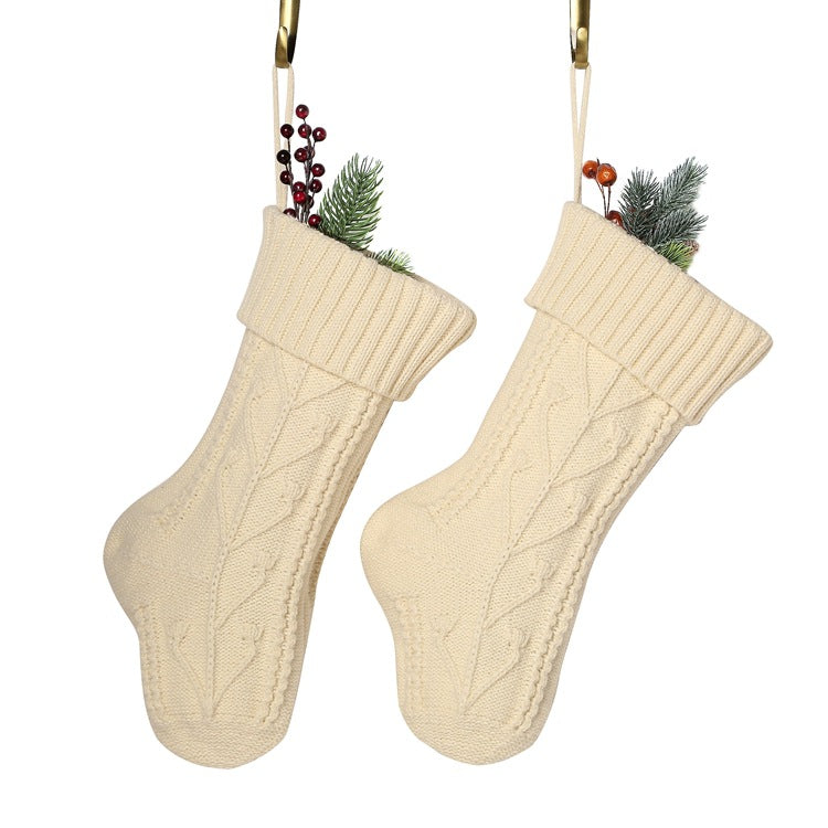 Wholesale Knitting Wool Field Arranging Christmas Gift Candy Bags