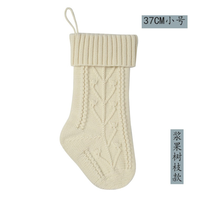 Wholesale Knitting Wool Field Arranging Christmas Gift Candy Bags