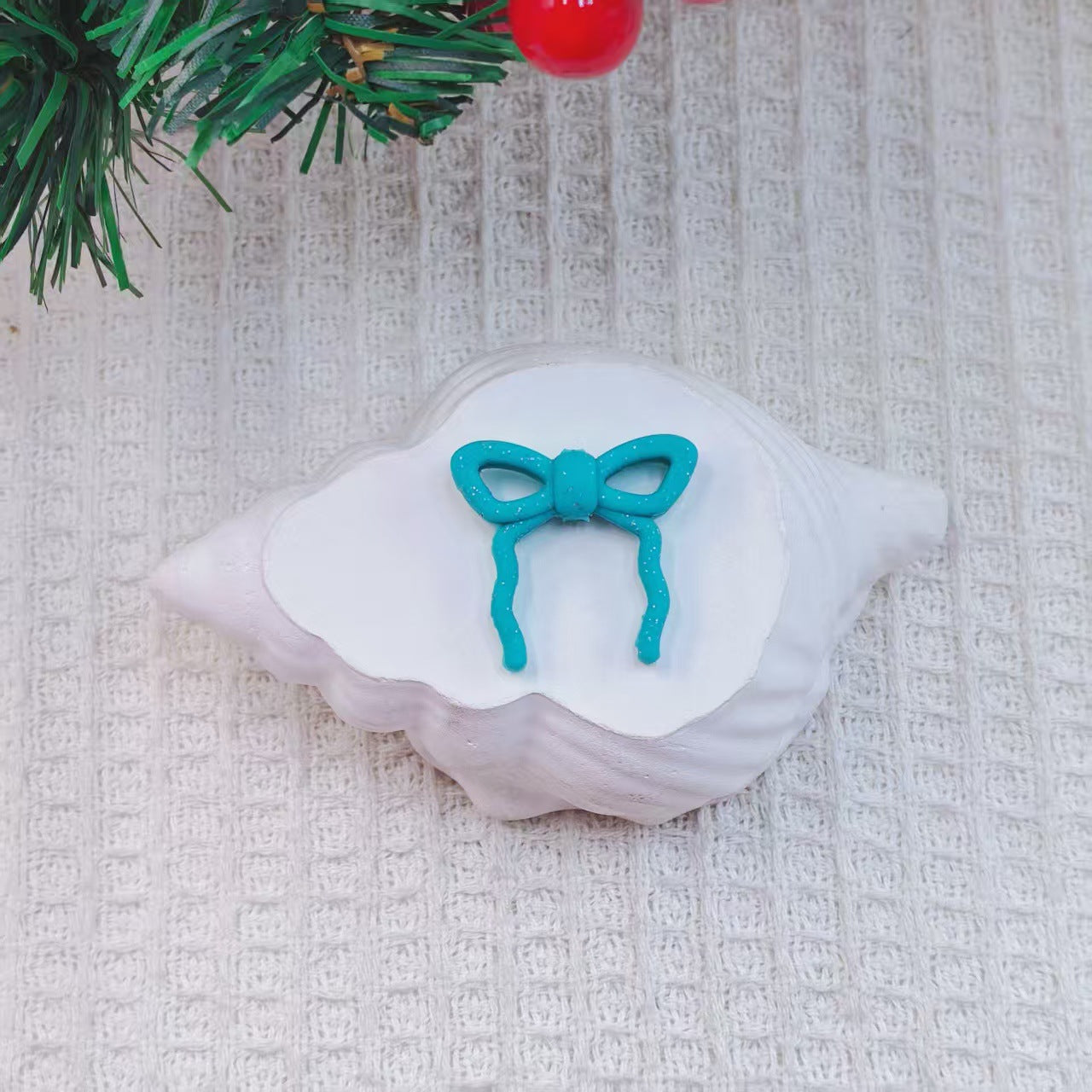 Wholesale 10pcs 2D Colorful and Cute Bows Silicone Beads  DIY Beads