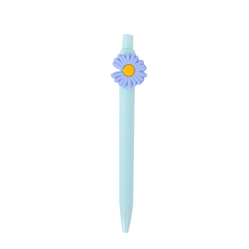Wholesale Plastic Daisy Patch Candy Color Ballpoint Pen