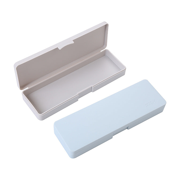 Wholesale Solid Color Simple Frosted Plastic Stationery Box