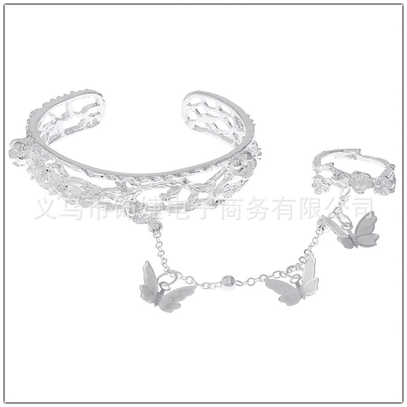 Wholesale Butterfly Cutout Alloy Bracelets
