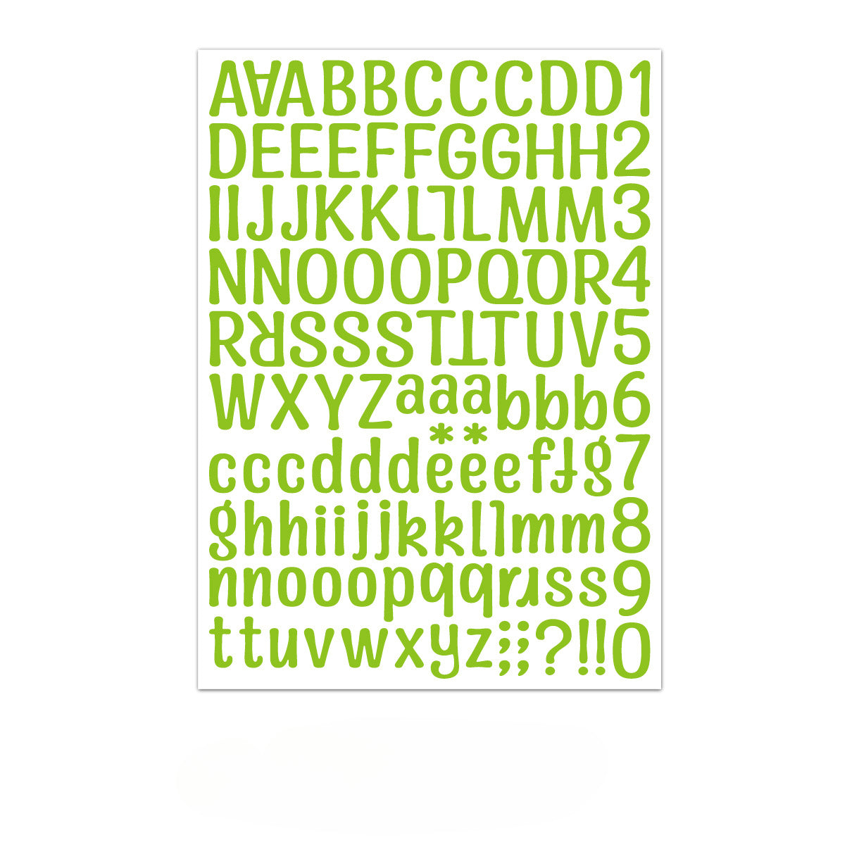 Wholesale 24PCS/PACK Self-adhesive DIY Letter Stickers