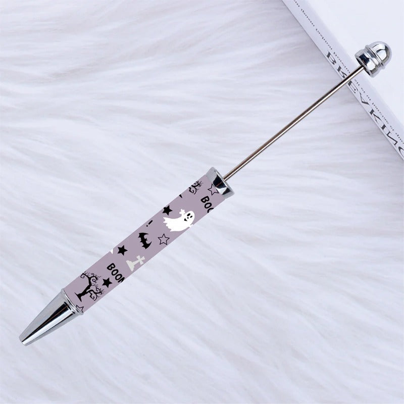 Wholesale 6pcs/30pcs Halloween Prints DIY Beadable Pens