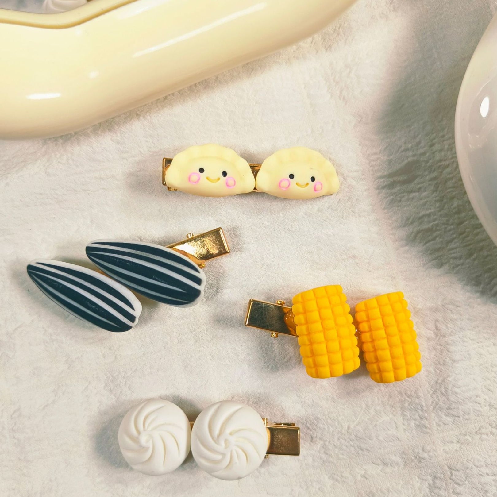 Wholesale Cute Imitation Food Play Fun Funny Hairpin