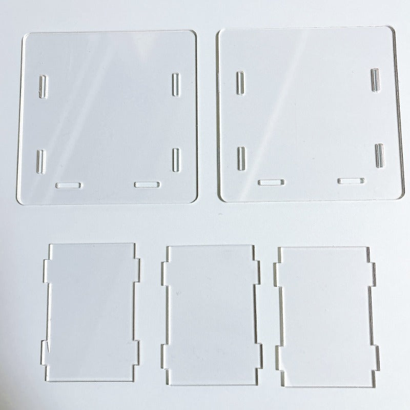 Wholesale acrylic pen holder pencil case TK cosmetic tube bead string pen storage 10cm Can be DIY wrpas or stickers on