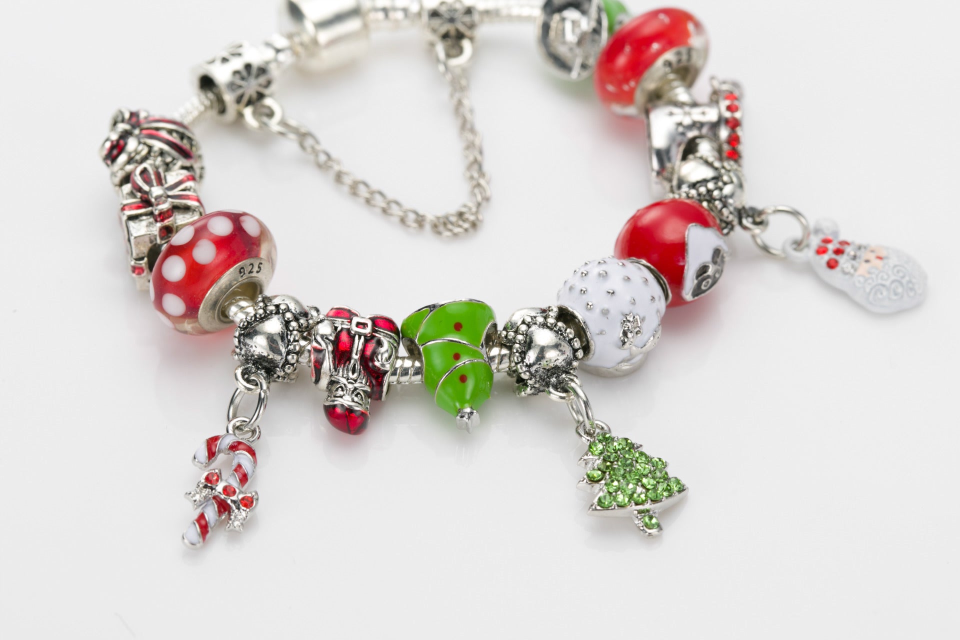Wholesale Christmas DIY Beaded Crystal Bracelet