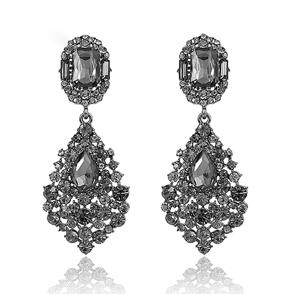 Pendientes al por mayor de la fiesta de diamantes de imitación de diamantes de imitación