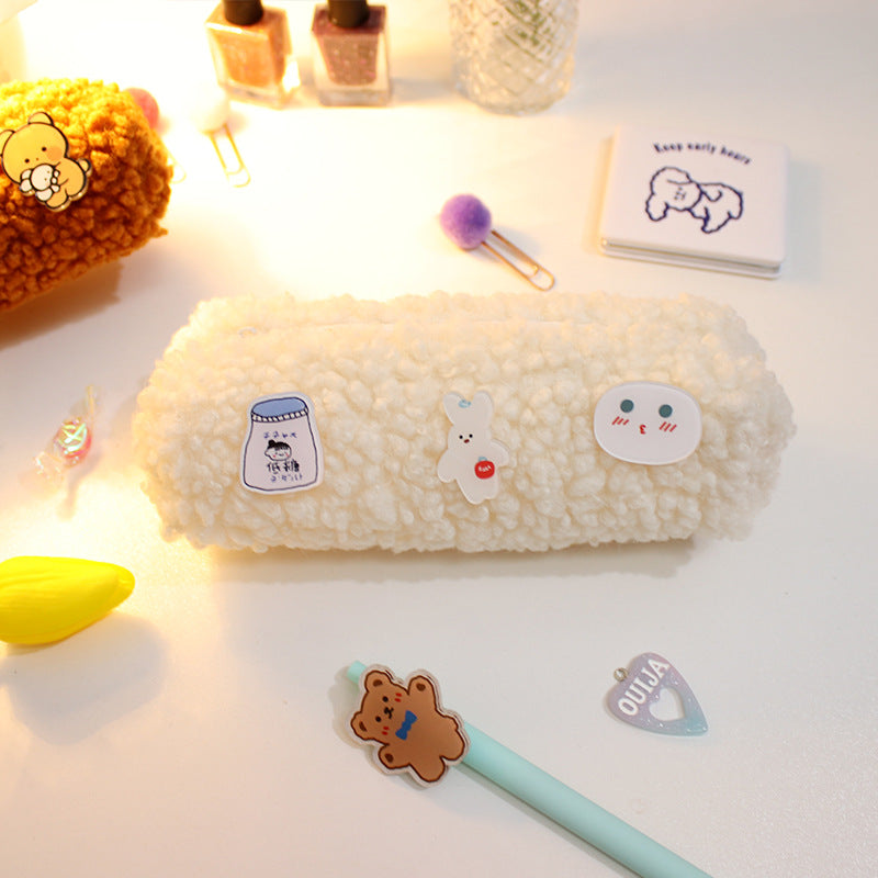 Wholesale Lamb Plush Pen Bags