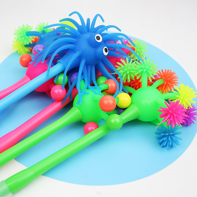 Wholesale Fuzzy Emoji Plastic Ballpoint Pen