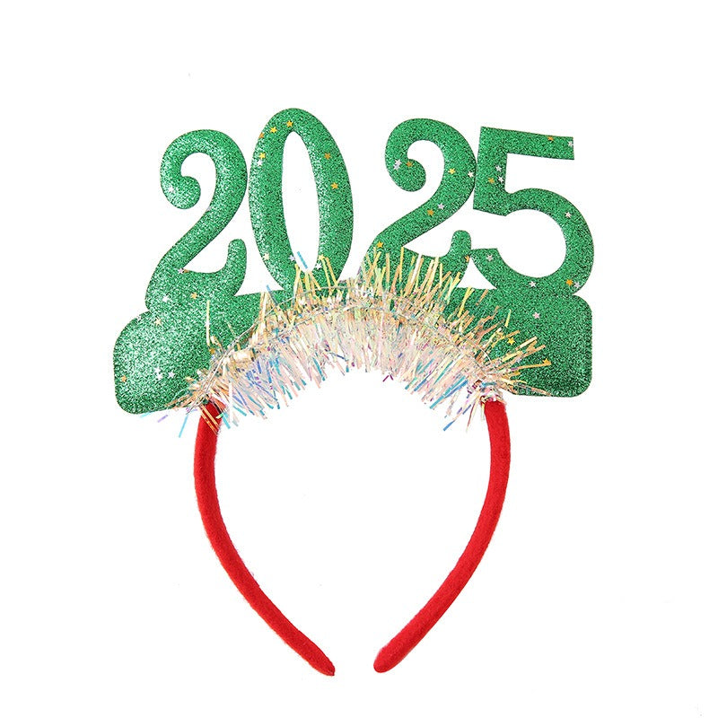 Wholesale Christmas New Year Sequins Decoration Holiday Party Headpieces Headband