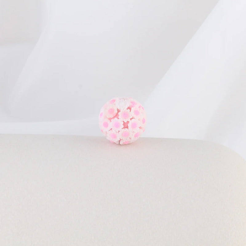 Wholesale 10pcs 2CM Sunflower Ball Soft Ceramic Beads