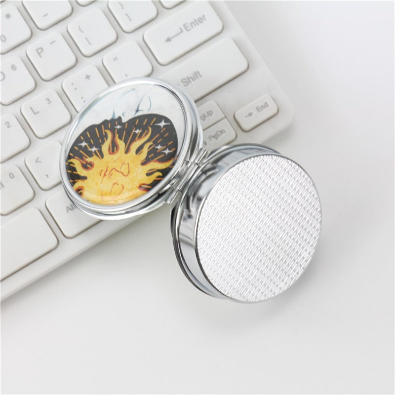 Wholesale Round Three Grid Metal Folding Creative Storage