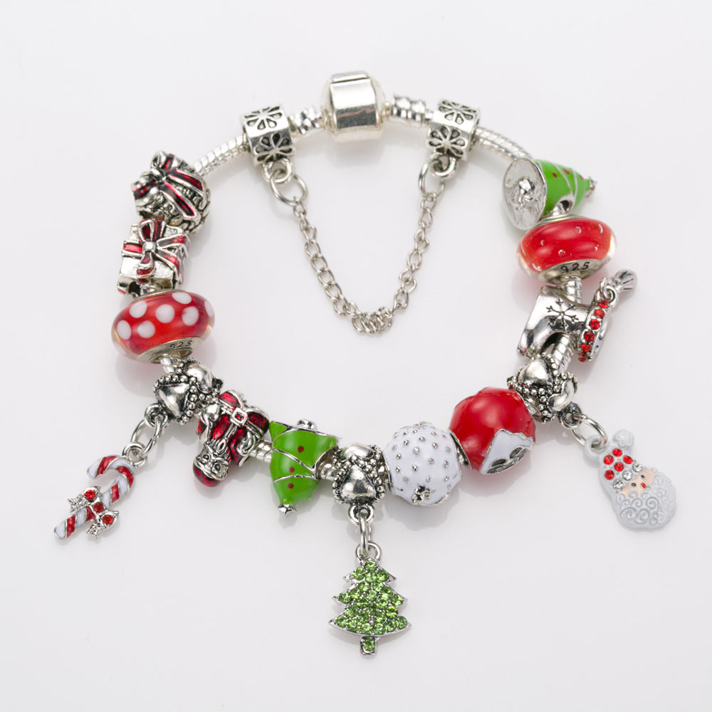 Wholesale Christmas DIY Beaded Crystal Bracelet