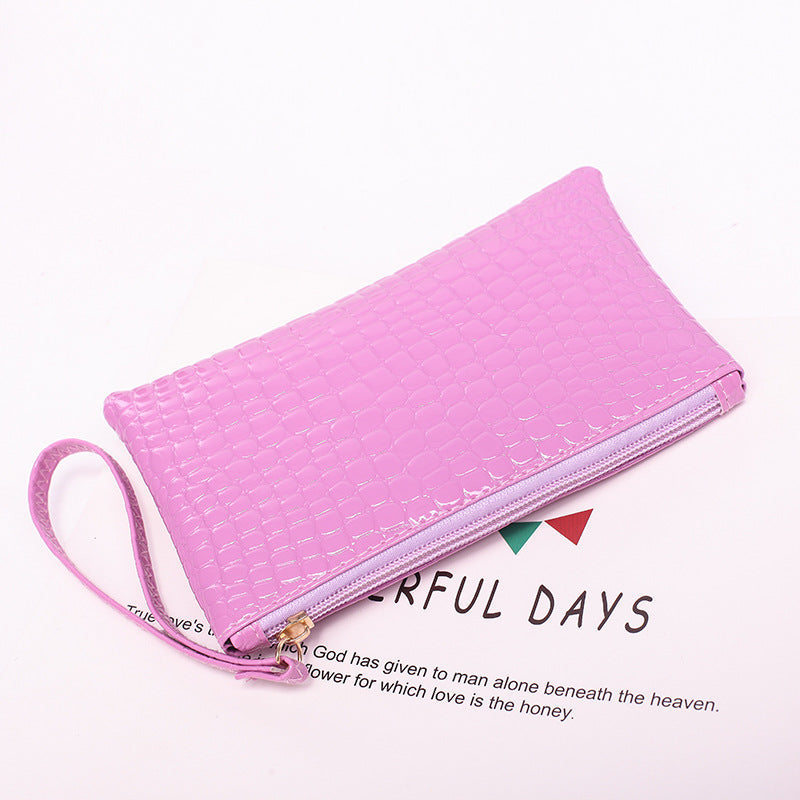 Wholesale PU Crocodile Pattern Clutch Bag