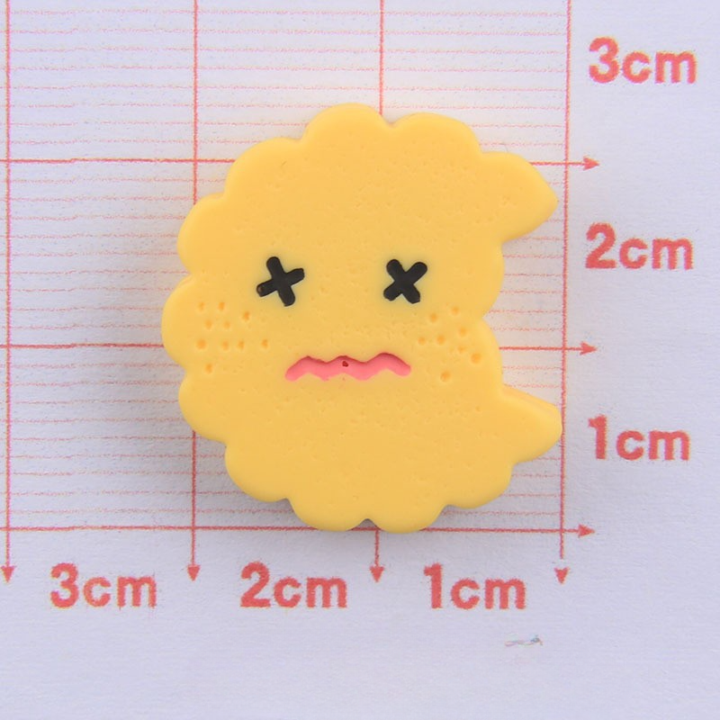 Wholesale Food Play Eye Cookies Resin Accessories Cream Glue Phone Case