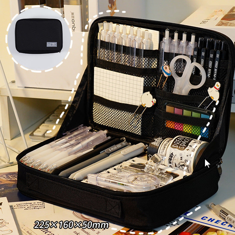 Wholesale New Capacity Polyester Fiber Pencil Case