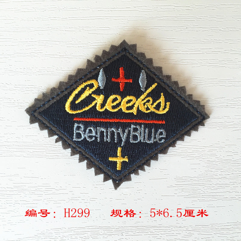Wholesale DIY Accessories College Style Badge Patches