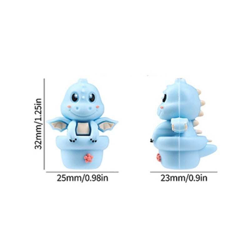 Wholesale 20pcs 3D Cartoon Potted Plants and Animals Silicone Beads