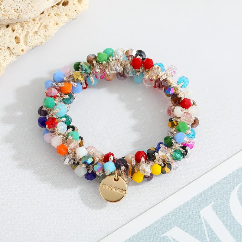 Wholesale Plastic/resin Crystal Hair Scrunchies