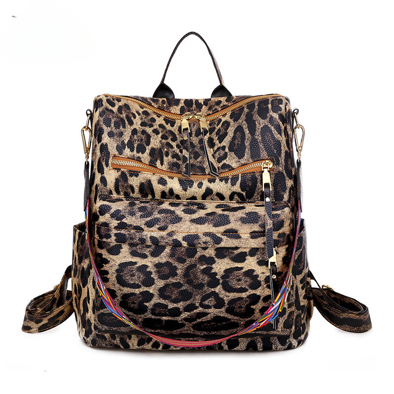 Wholesale Retro Large Capacity PU Backpacks