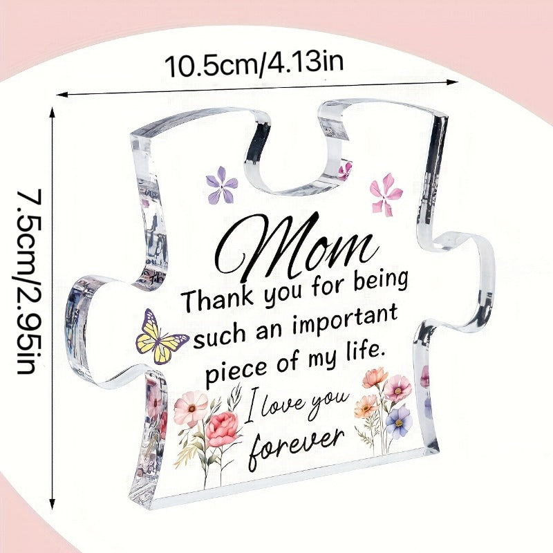 Wholesale Father's Day and Mother's Day Transparent Acrylic Ornaments