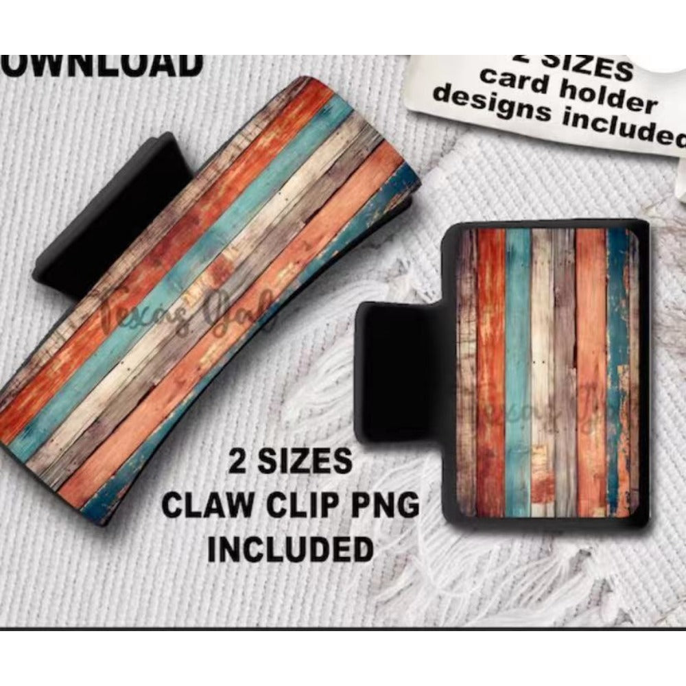 Wholesale Western Style Retro Leopard Print Cross Cow Print Plastic Hair Clip Shark Clip