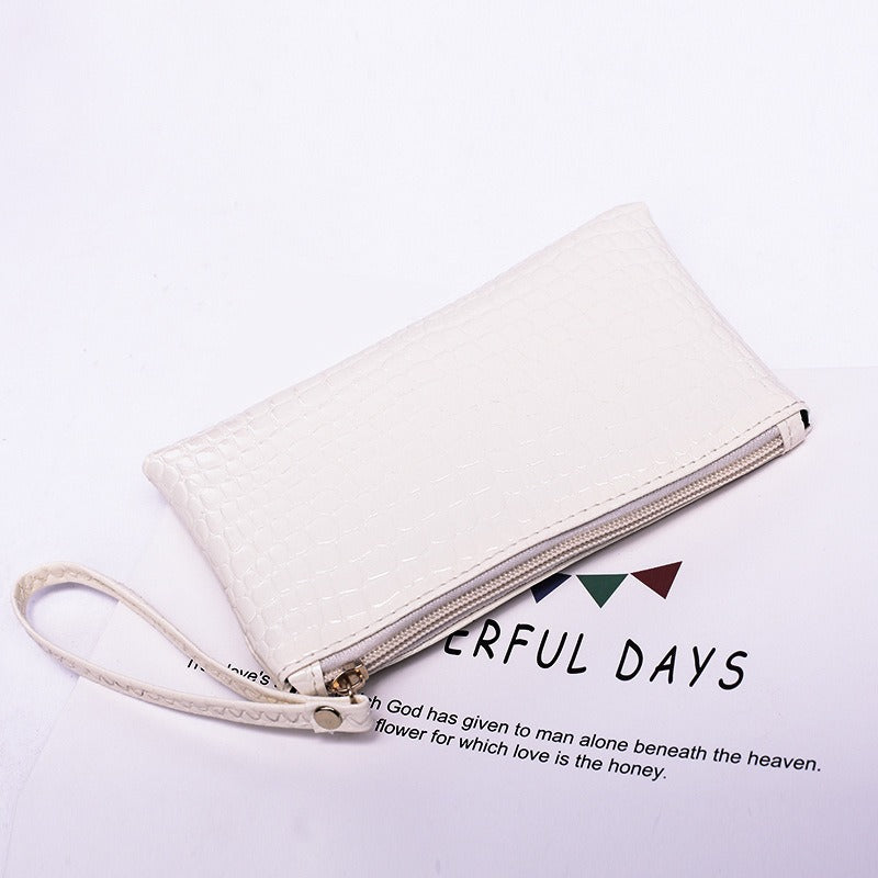 Wholesale PU Crocodile Pattern Clutch Bag
