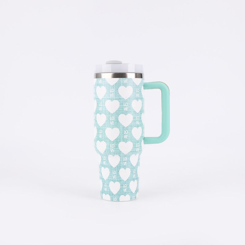 Wholesale Tumbler Stainless Steel Insulation Large Capacity Handle Outdoor 40oz Ice Cup