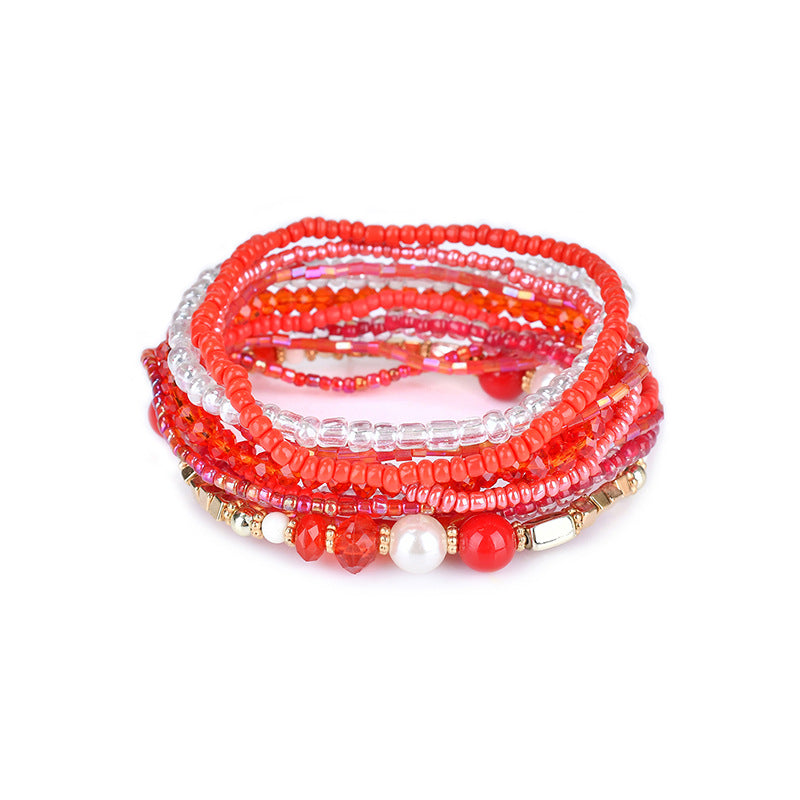 Wholesale Vintage Bohemian Multi-layered Handmade Braided Bracelet