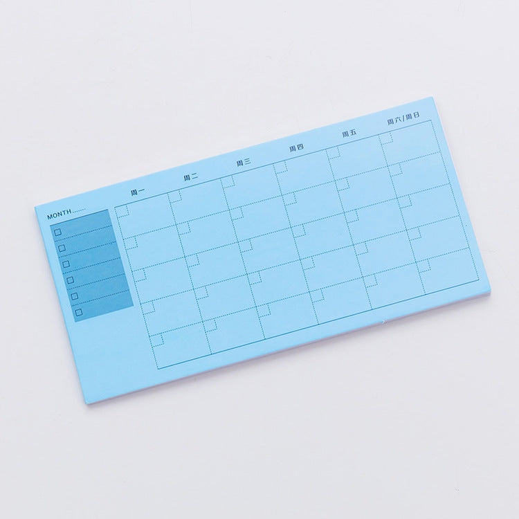 Wholesale Paper Daily Weekly Monthly List Sticky Notes