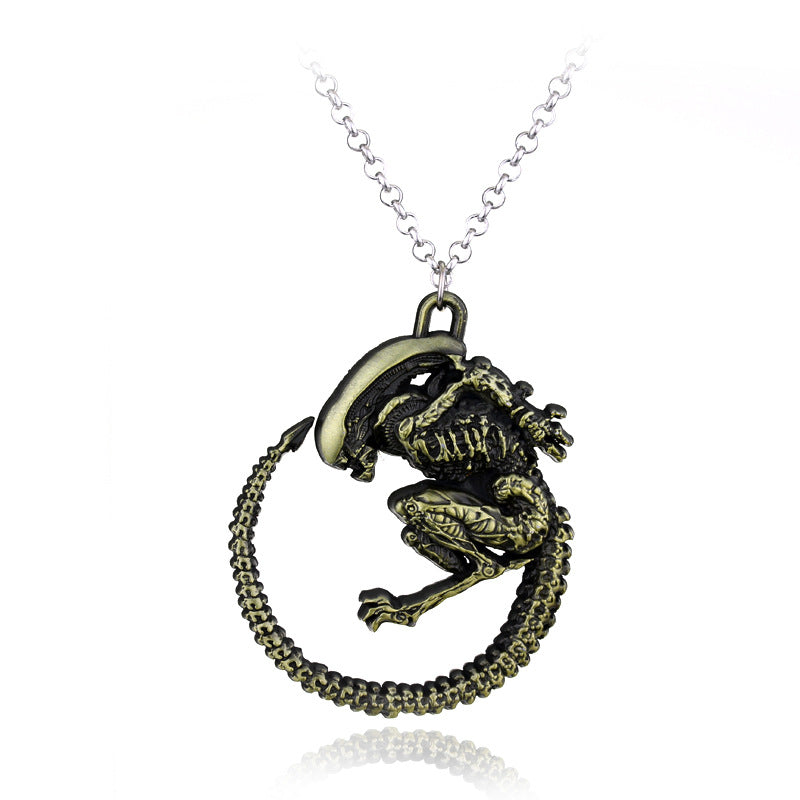 Wholesale Alloy Alien Funny Necklaces