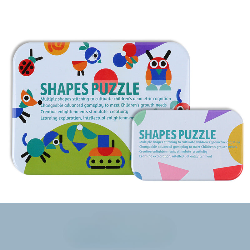 Wholesale Early Education Enlightenment Building Blocks Puzzle Wooden Jigsaw Puzzle