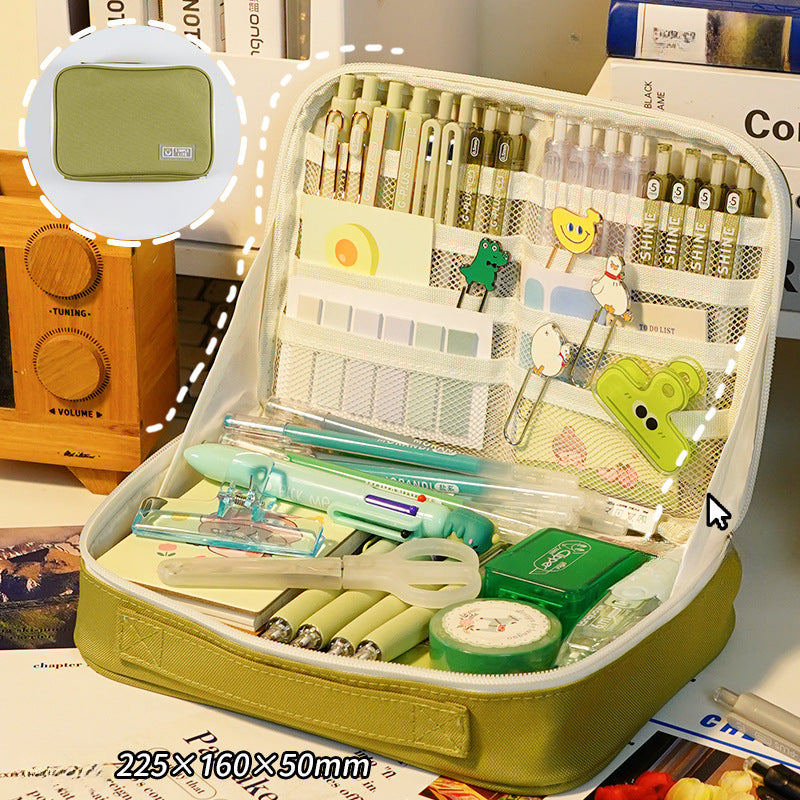 Wholesale New Capacity Polyester Fiber Pencil Case