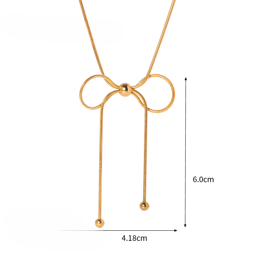 Wholesale Butterfly Shaped Gold Chain Stainless Steel Pendant