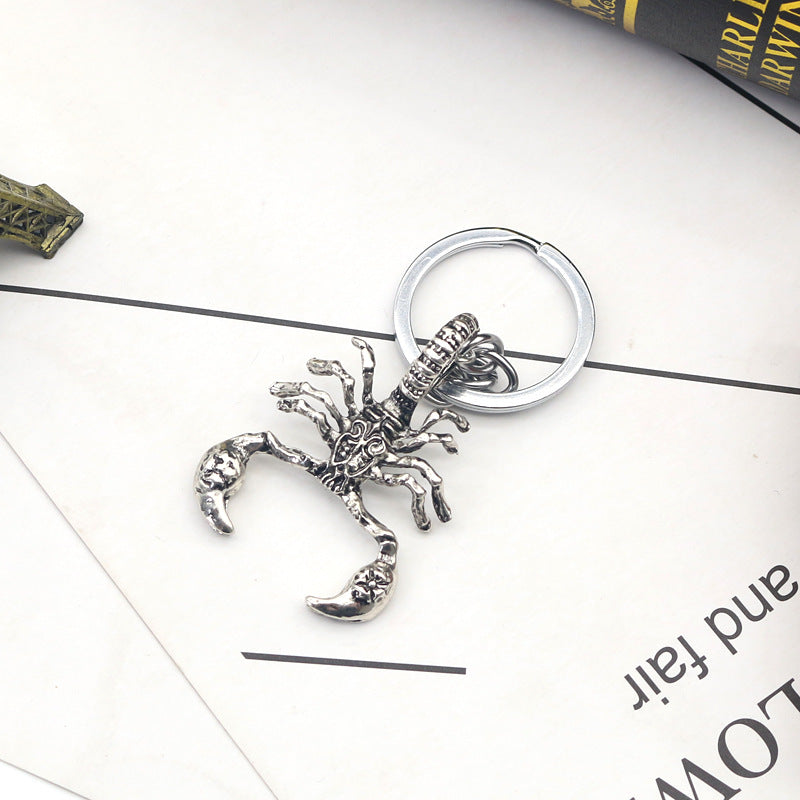 Wholesale Punk Alloy Retro Scorpion Keychain