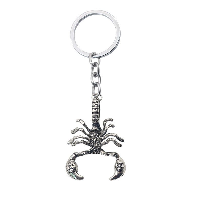 Wholesale Punk Alloy Retro Scorpion Keychain