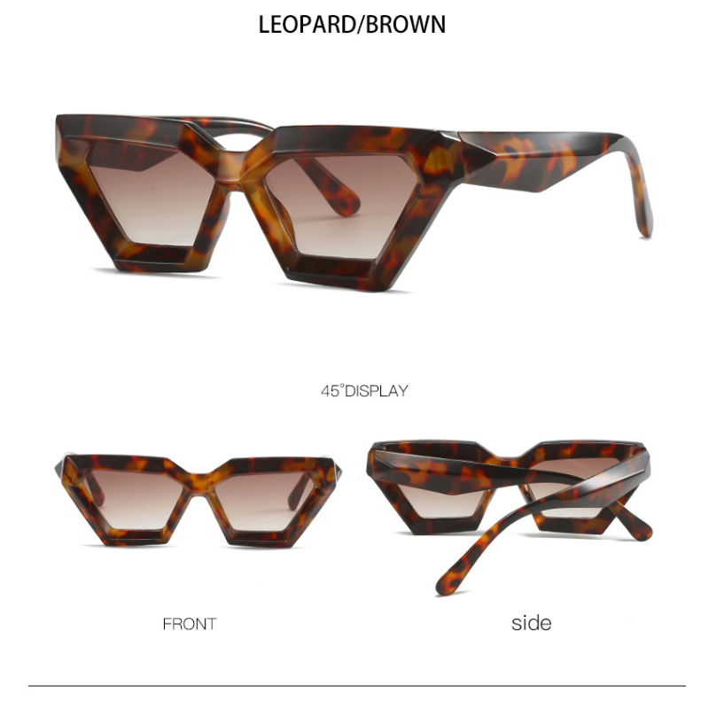 Wholesale Personality Irregular PC Sunglasses