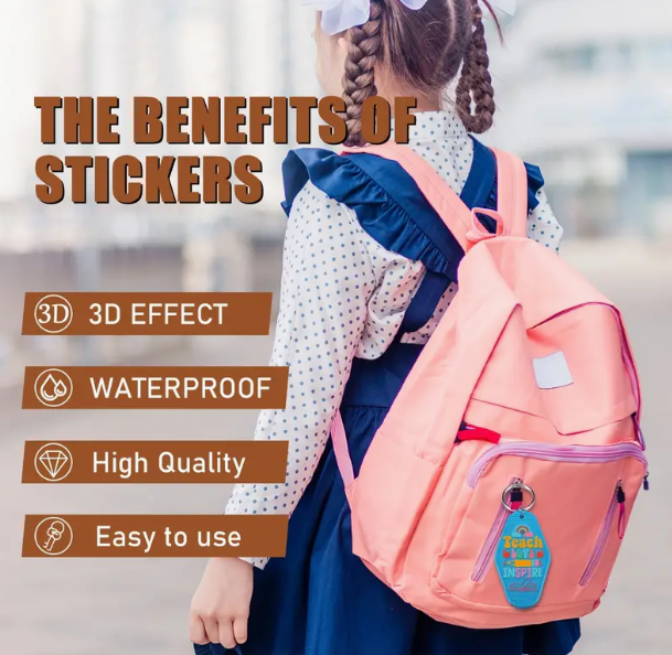 Wholesale Blank Unfinished Acrylic Name Motel Keychain Luggage Pendant