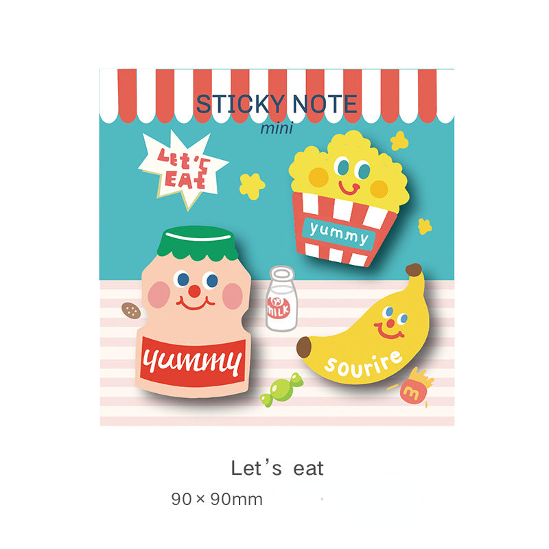 Wholesale Cute Cartoon Halloween Rainbow Paper Sticky Notes