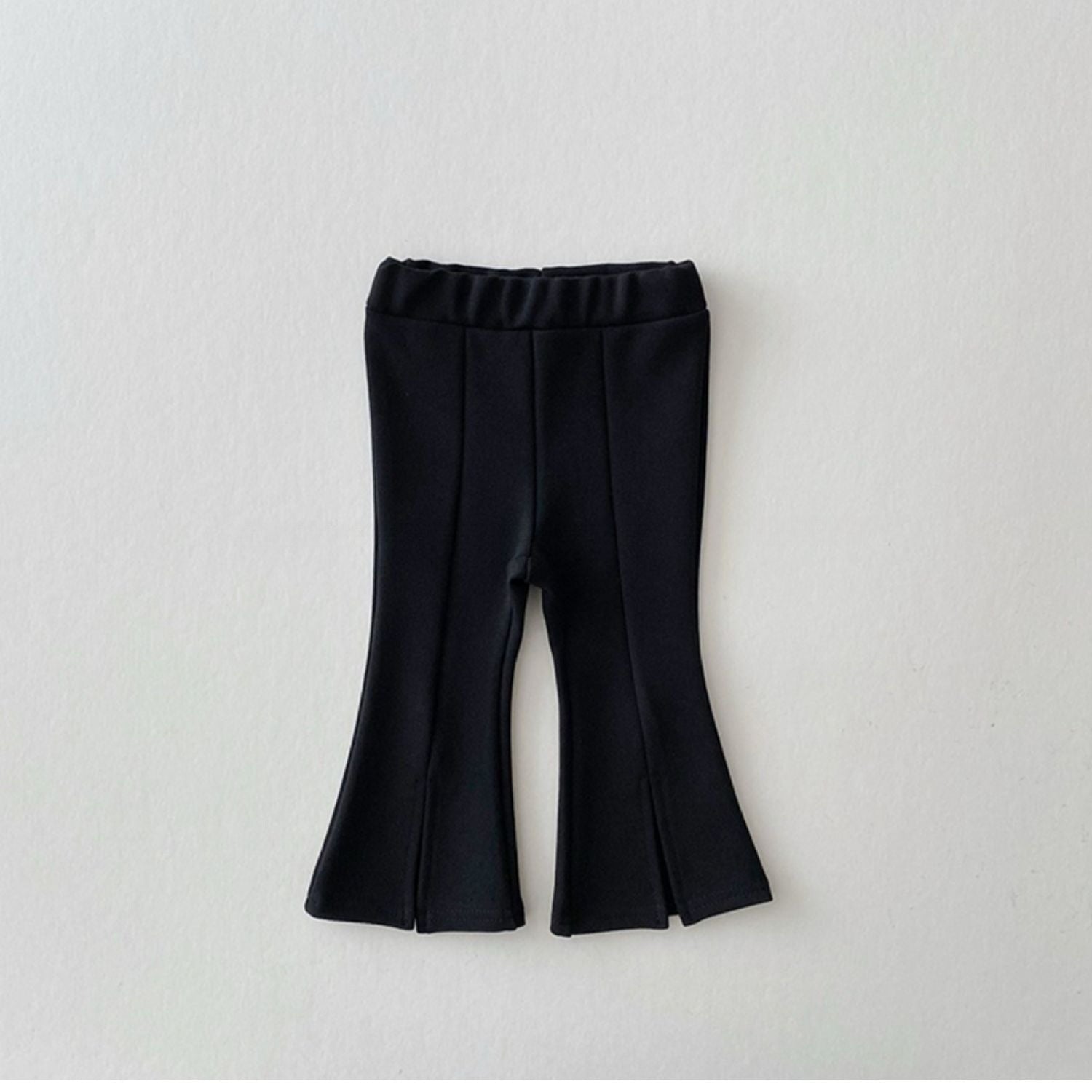 Wholesale Cotton Children's Clothing Front Slit Flare Pants