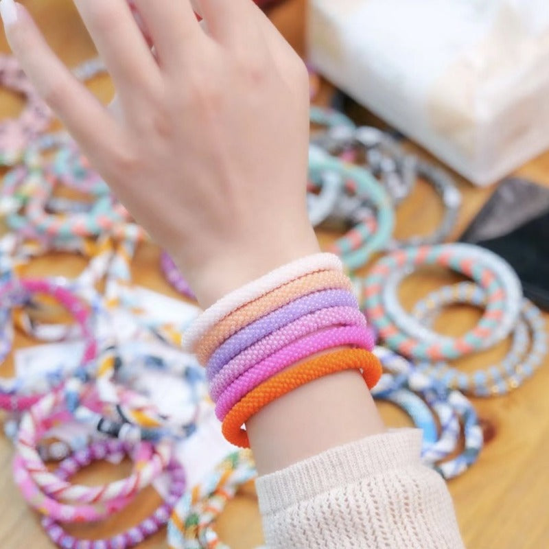 Wholesale Nepal Japanese Essential Oil Diffuser Hand-woven Solid Color Bracelet