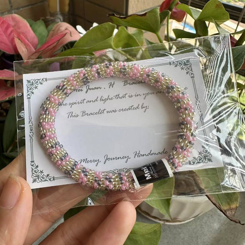 Wholesale Japanese Fragrance Diffuser Bohemian Rice Beads Versatile Bracelet