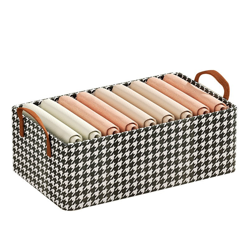 Wholesale Dust-proof and Moisture-proof Non-woven Fabric Bird Grid Steel Frame Storage Box
