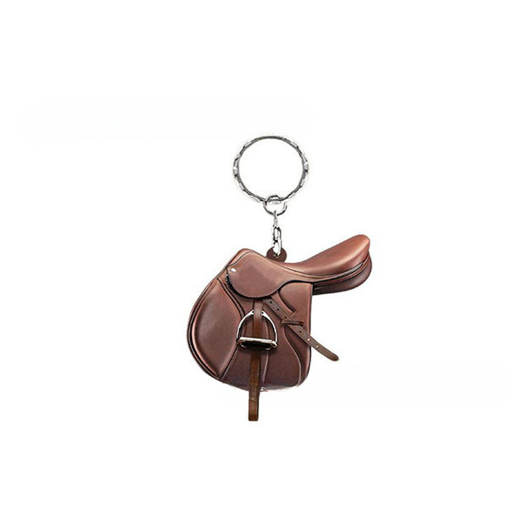 Wholesale Acrylic Western Cowboy Saddle Keychain