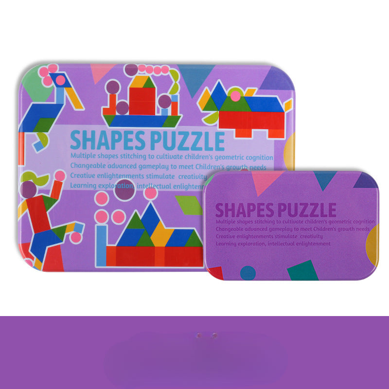 Wholesale Early Education Enlightenment Building Blocks Puzzle Wooden Jigsaw Puzzle