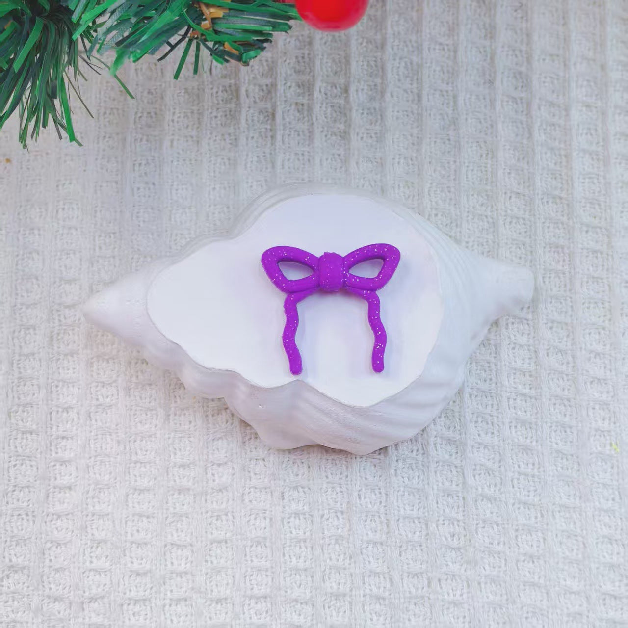 Wholesale 10pcs 2D Colorful and Cute Bows Silicone Beads  DIY Beads