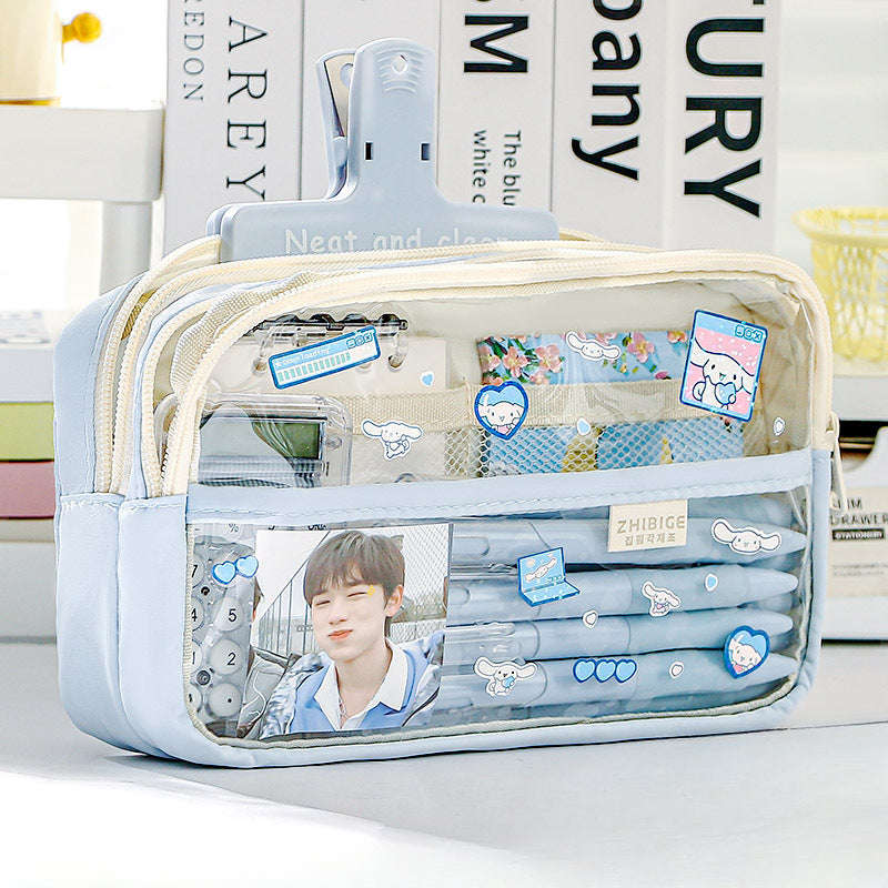 Wholesale TPU Transparent Pencil Bag