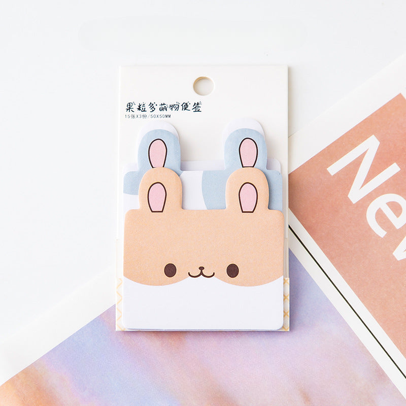 Wholesale Cartoon Special-shaped Creative Sticky Notes Message Note Paper